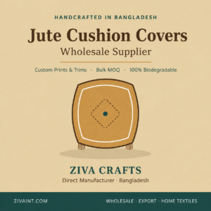jute cushion cover wholesale supplier