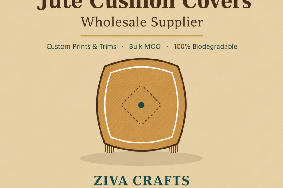 jute cushion cover wholesale supplier