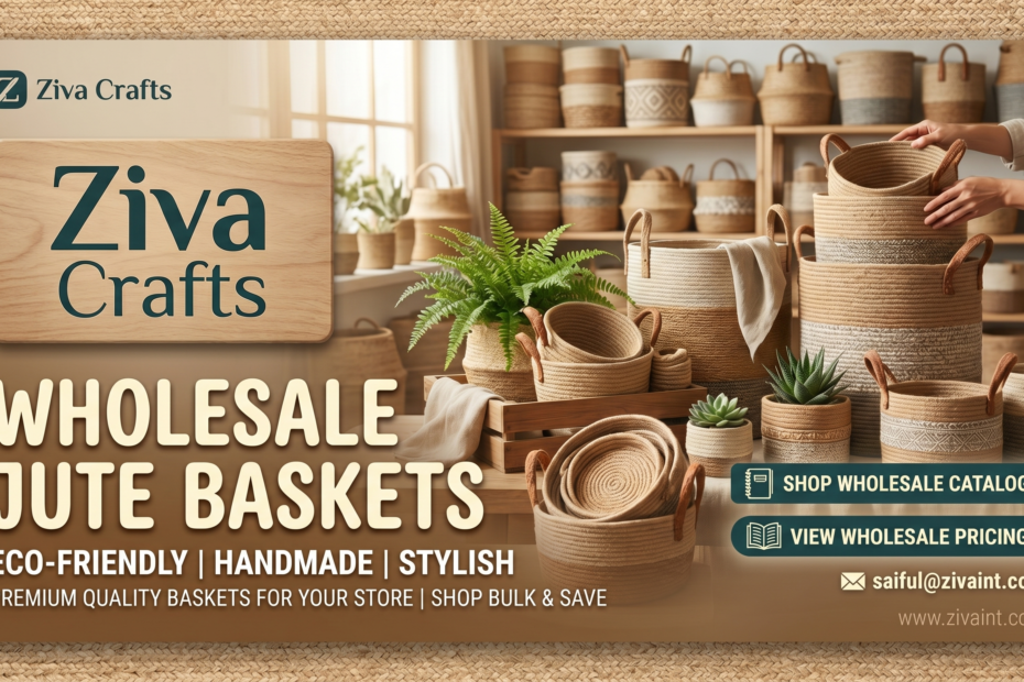 wholesale jute baskets